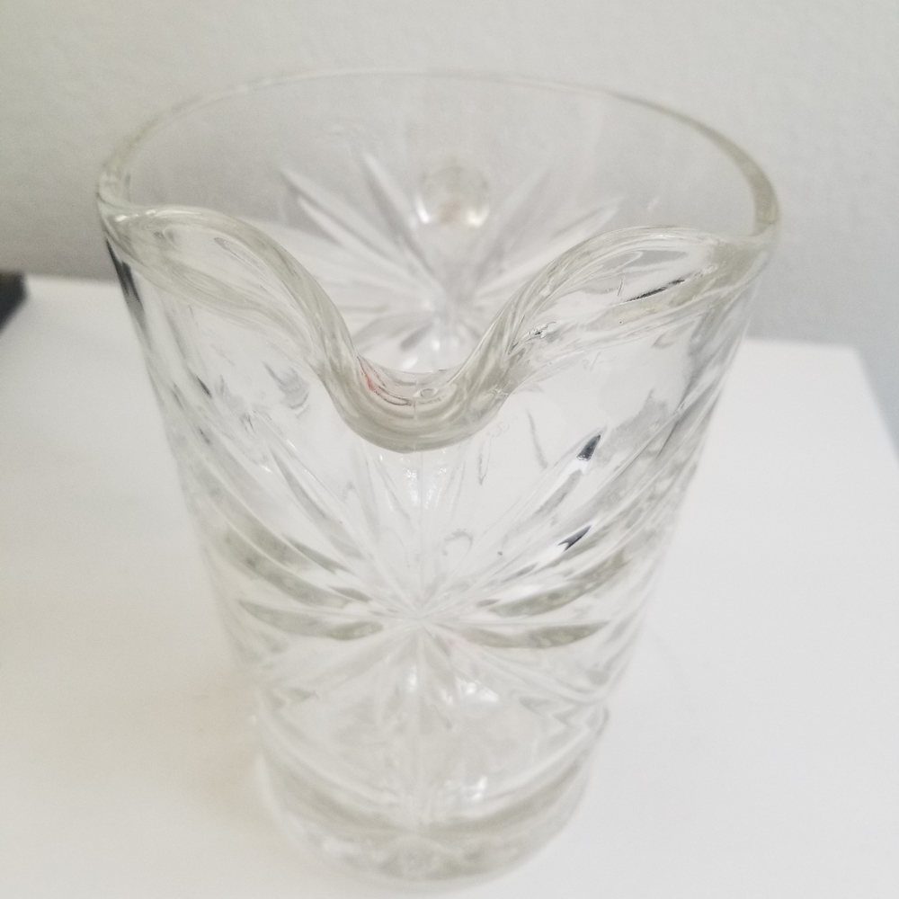Glass Cut Pitcher - Picture 5 of 7